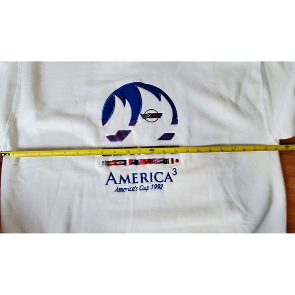 Vintage Jerzees‎ Cotton Sweats NWT Large Corvette America's Cup 1992 Embroidered - Picture 5 of 13